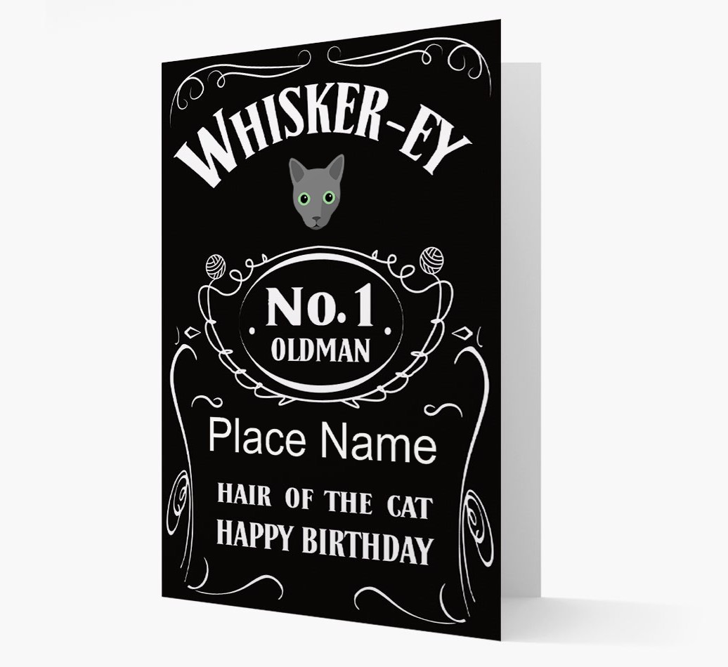 Whisker-ey: Personalised {breedCommonName} Card