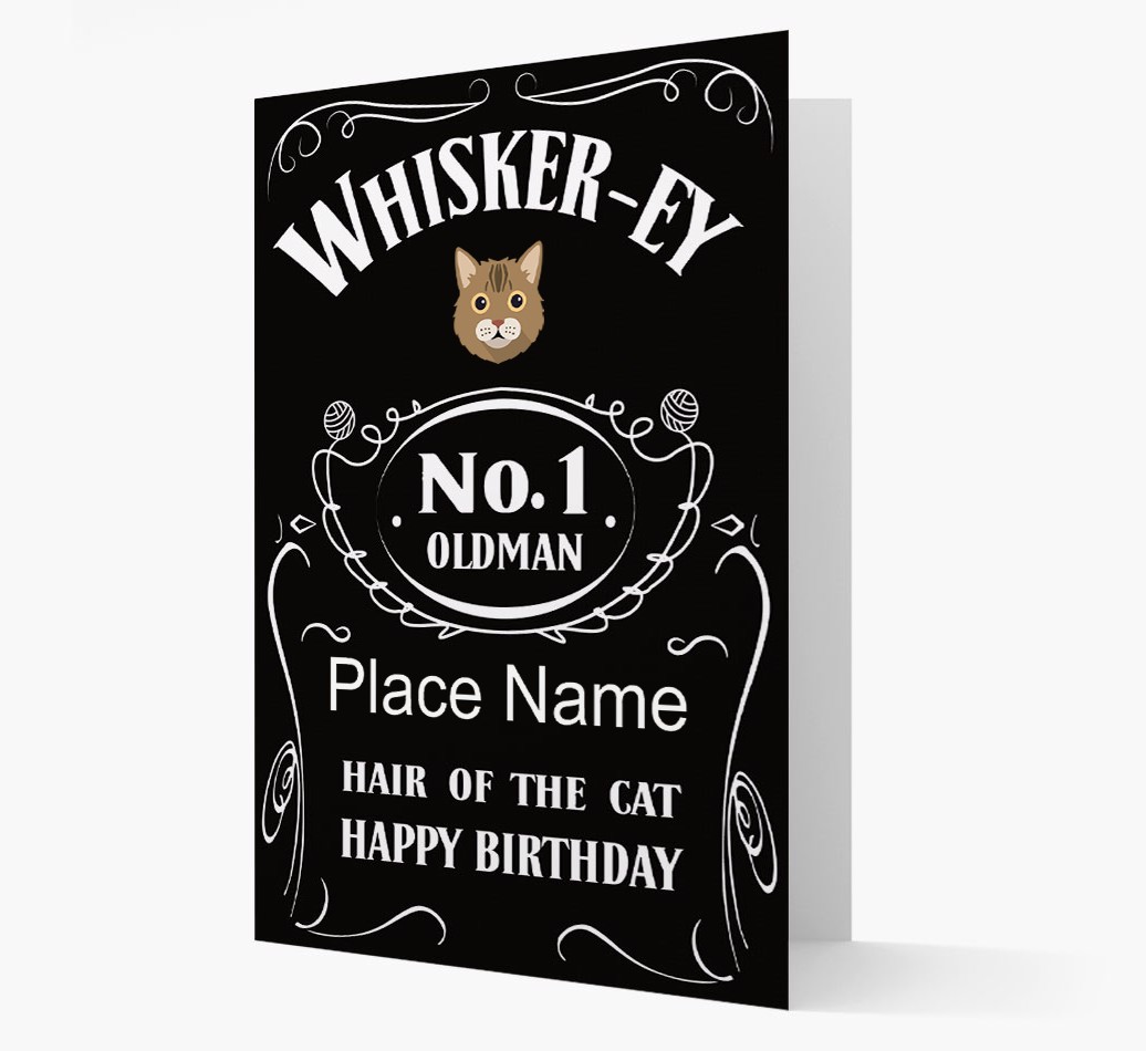 Whisker-ey: Personalised {breedCommonName} Card