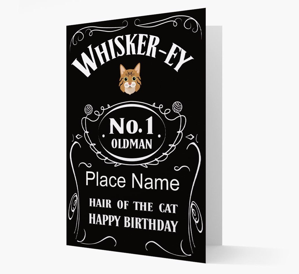 Whisker-ey: Personalised {breedCommonName} Card