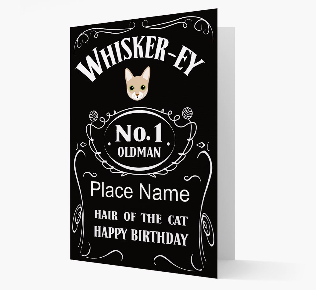 Whisker-ey: Personalised {breedCommonName} Card