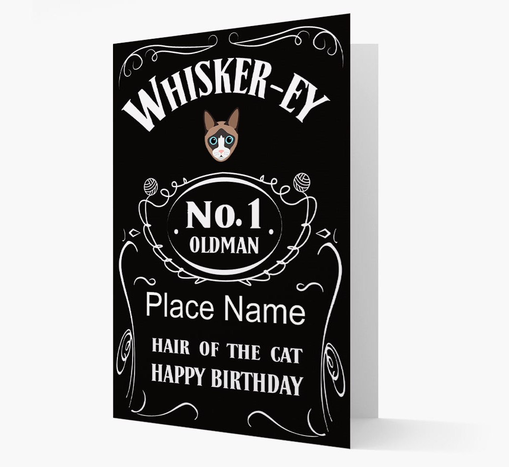 Whisker-ey: Personalised {breedCommonName} Card