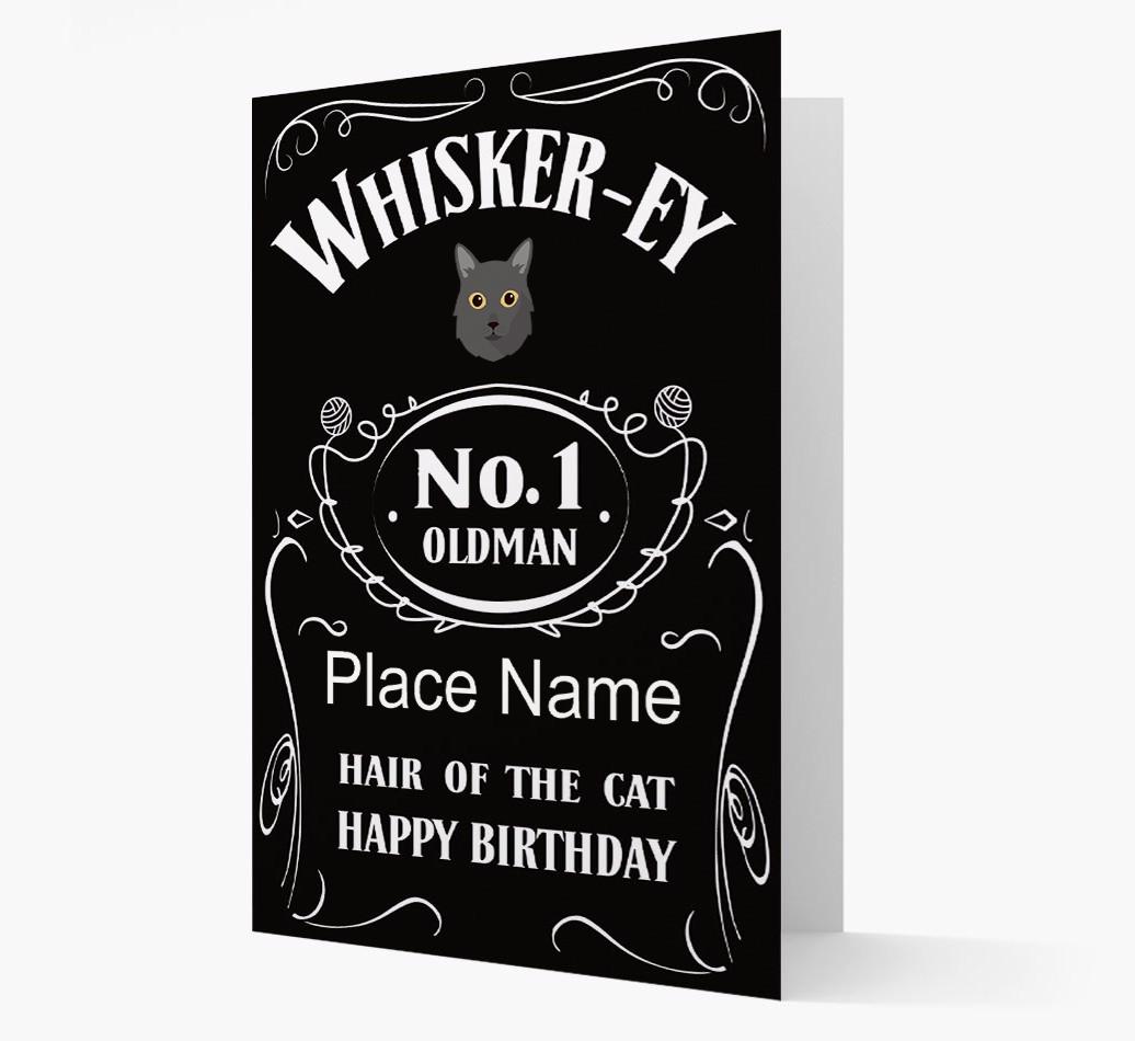 Whisker-ey: Personalized {breedCommonName} Card