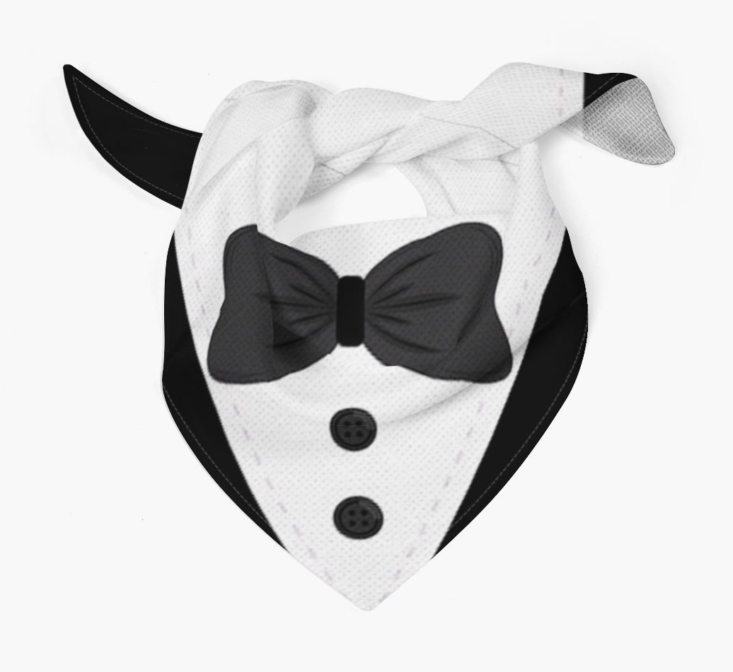 Tuxedo: Personalised {breedFullName} Bandana