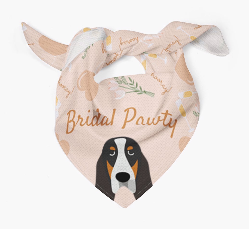 Bridal Pawty: Personalized {breedFullName} Bandana