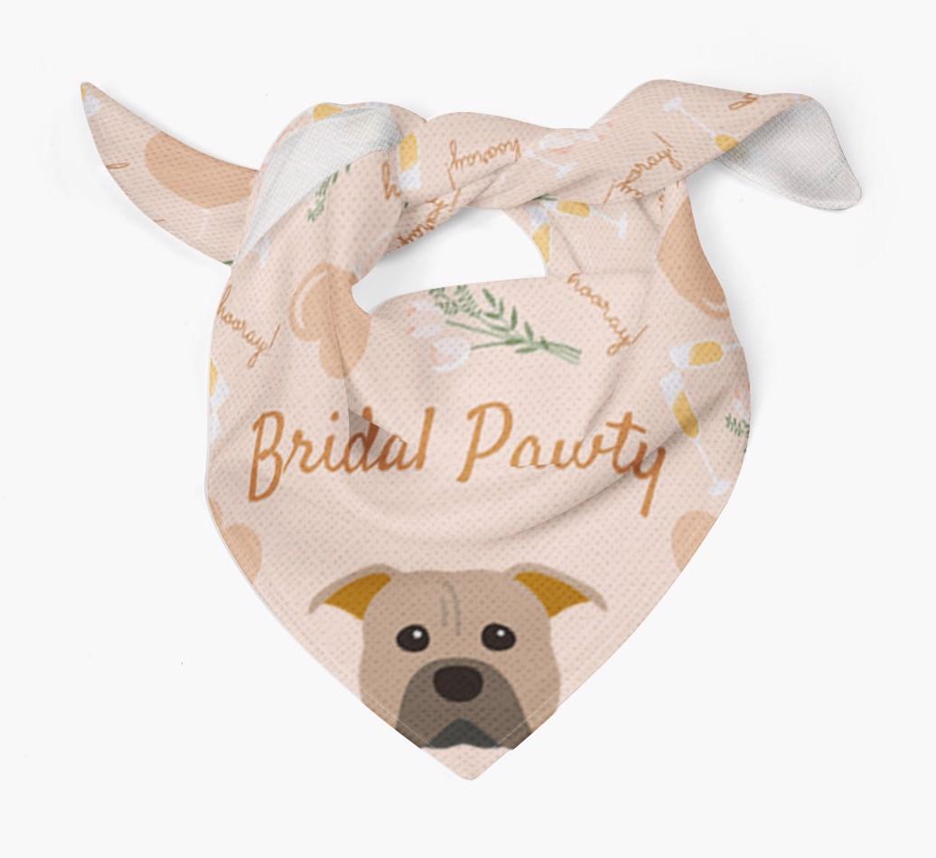 Bridal Pawty: Personalized {breedFullName} Bandana