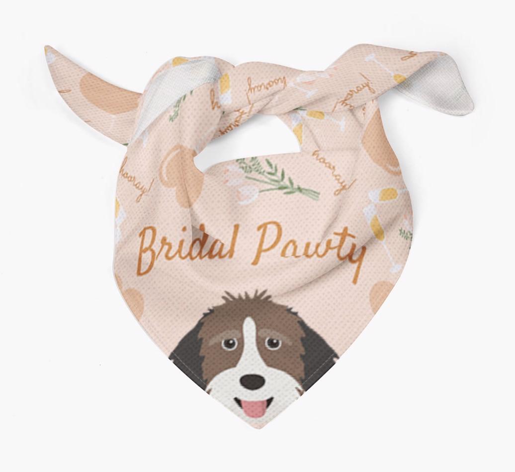 Bridal Pawty: Personalized {breedFullName} Bandana