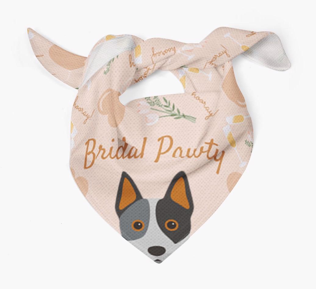 Bridal Pawty: Personalized {breedFullName} Bandana