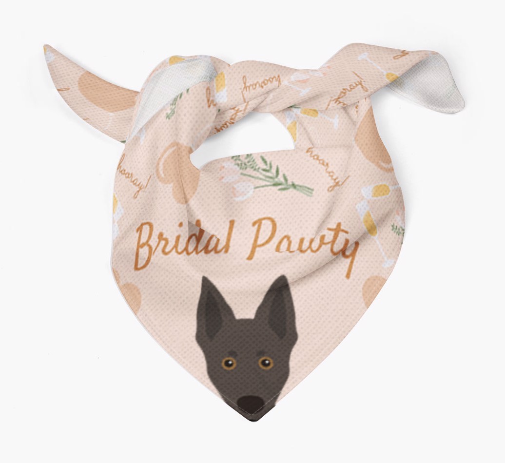 Bridal Pawty: Personalized {breedFullName} Bandana