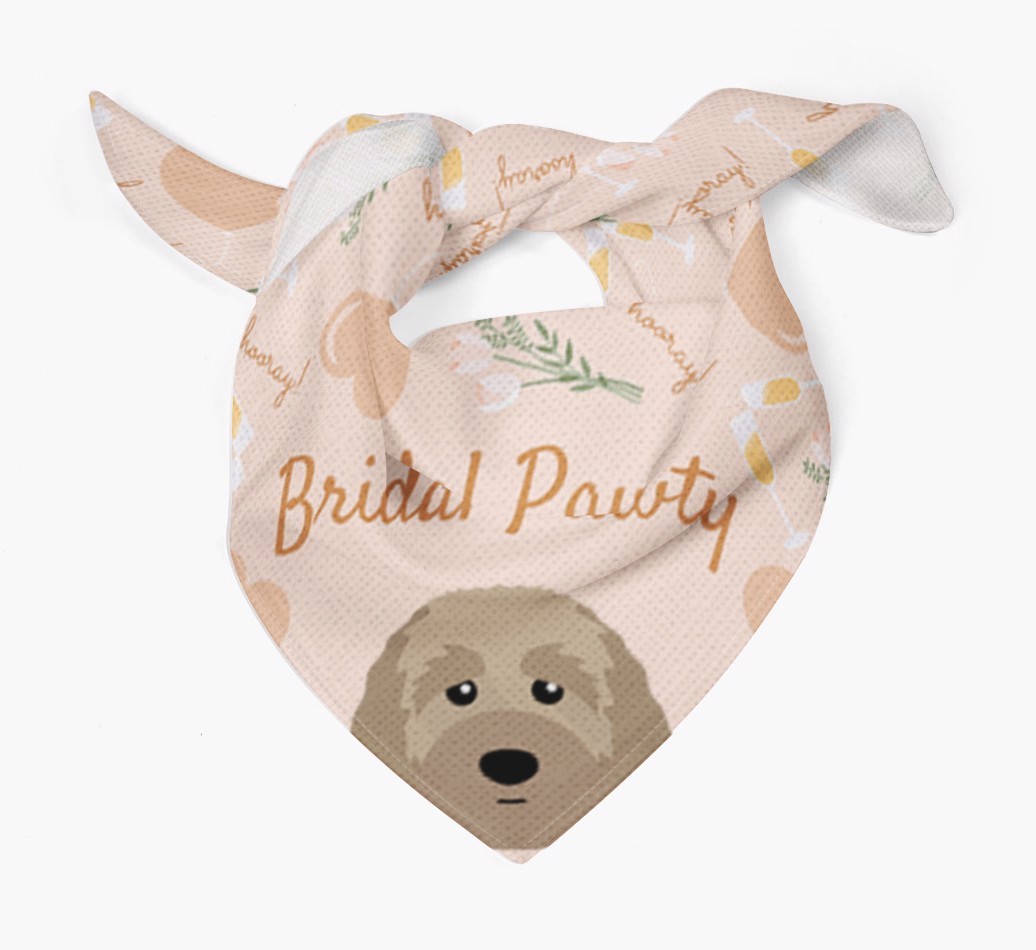 Bridal Pawty: Personalized {breedFullName} Bandana
