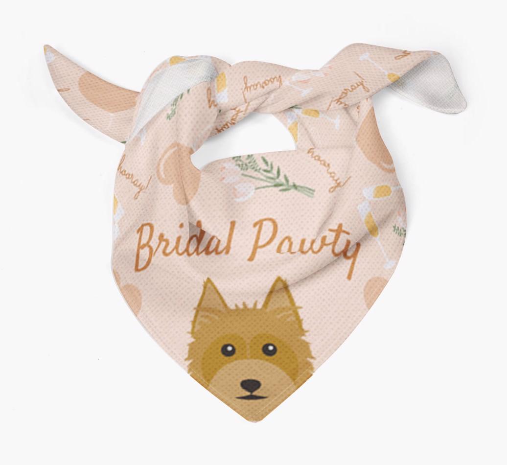 Bridal Pawty: Personalized {breedFullName} Bandana