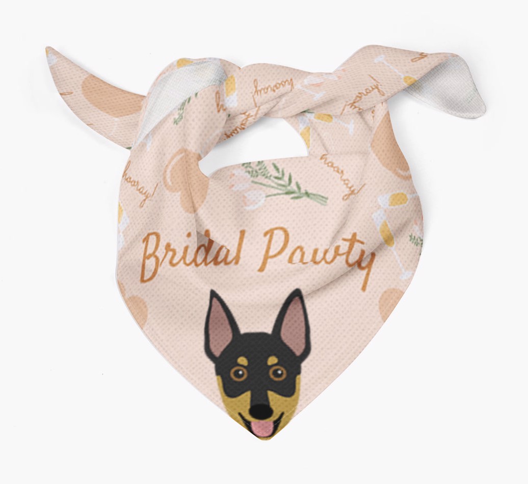 Bridal Pawty: Personalized {breedFullName} Bandana