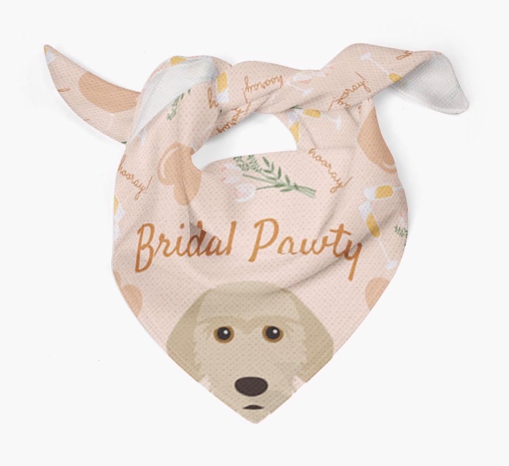 Bridal Pawty: Personalized {breedFullName} Bandana