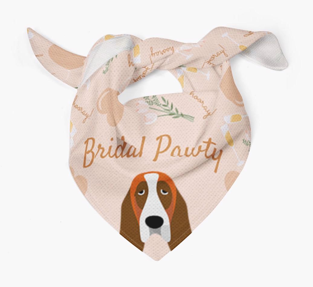 Bridal Pawty: Personalized {breedFullName} Bandana