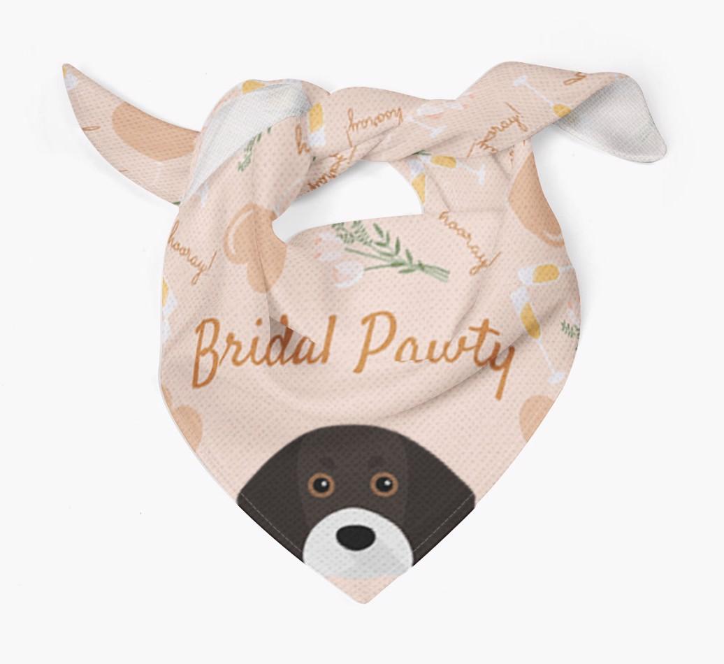 Bridal Pawty: Personalized {breedFullName} Bandana