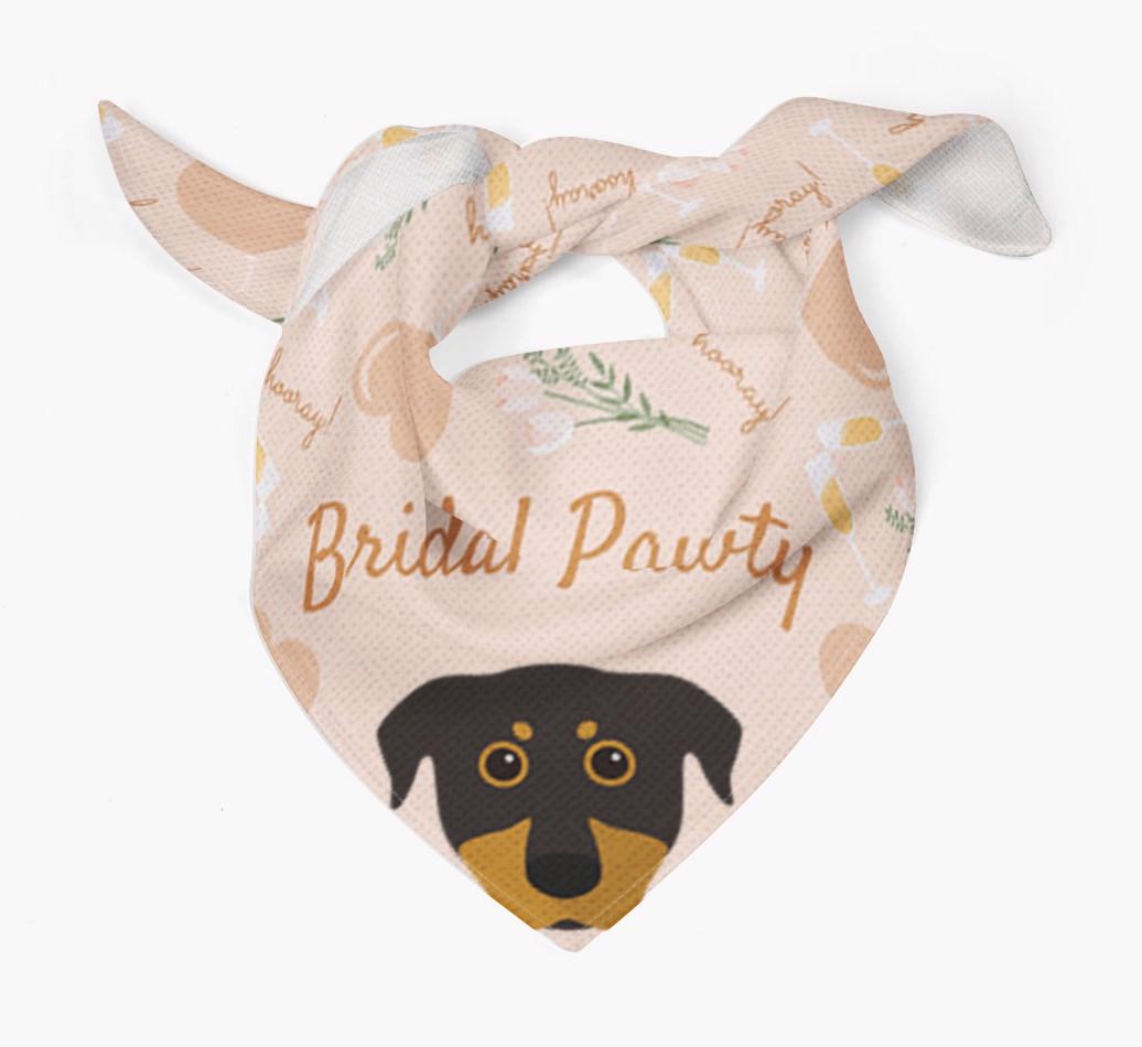 Bridal Pawty: Personalized {breedFullName} Bandana