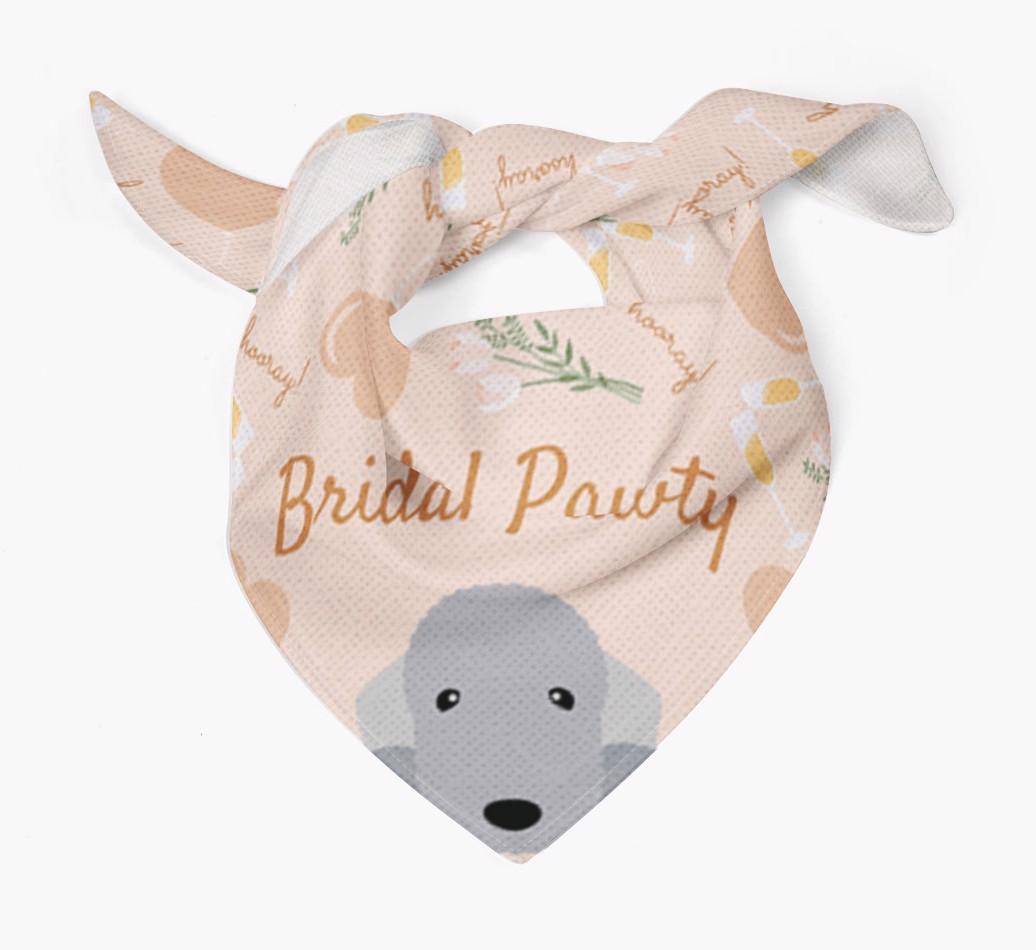 Bridal Pawty: Personalized {breedFullName} Bandana