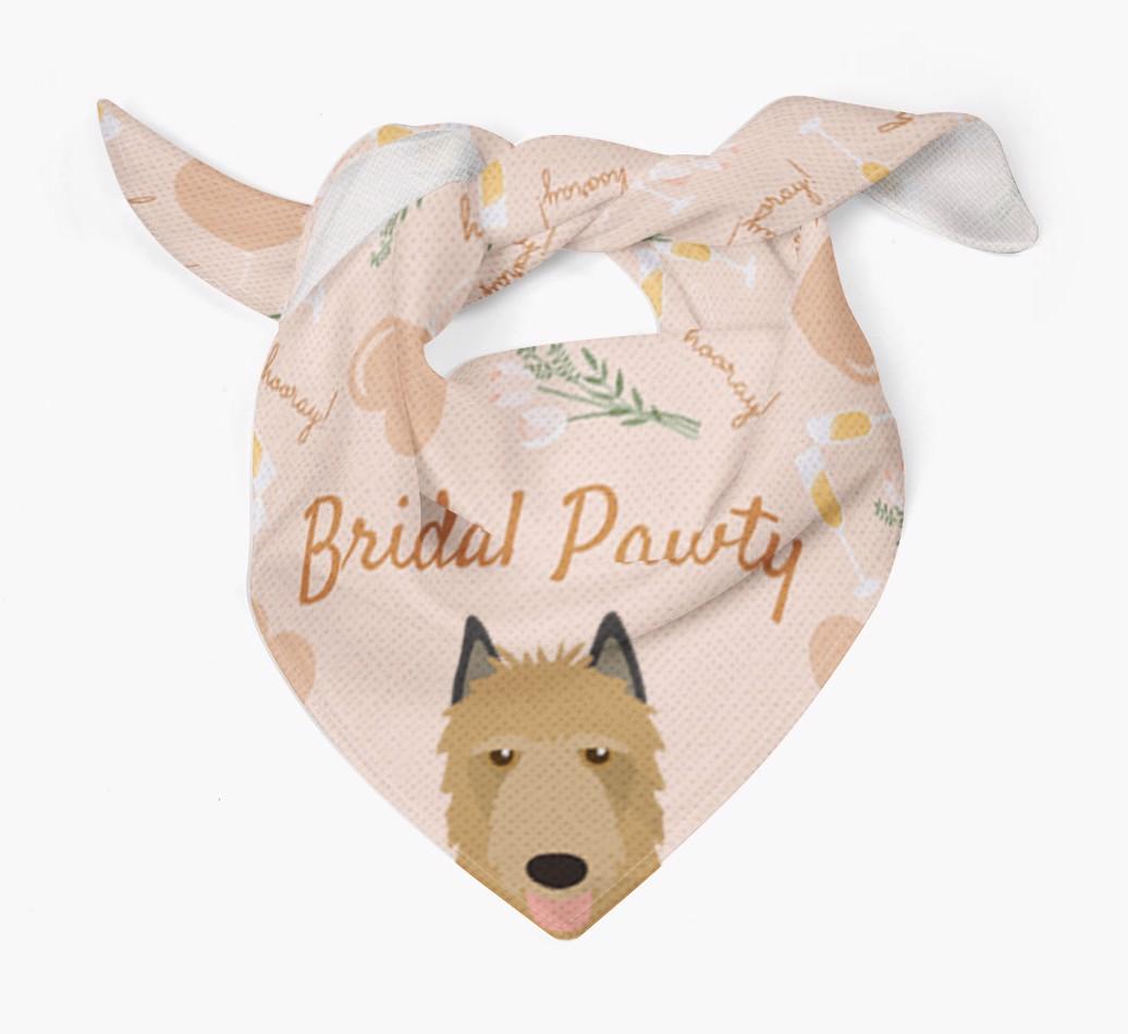 Bridal Pawty: Personalized {breedFullName} Bandana