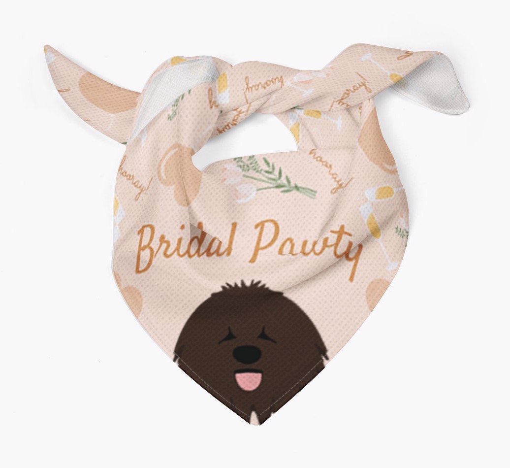 Bridal Pawty: Personalized {breedFullName} Bandana