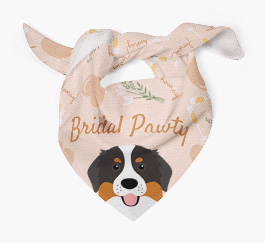 Bridal Pawty: Personalized {breedFullName} Bandana