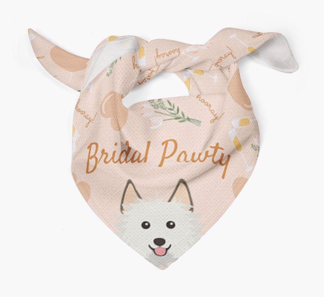 Bridal Pawty: Personalized {breedFullName} Bandana