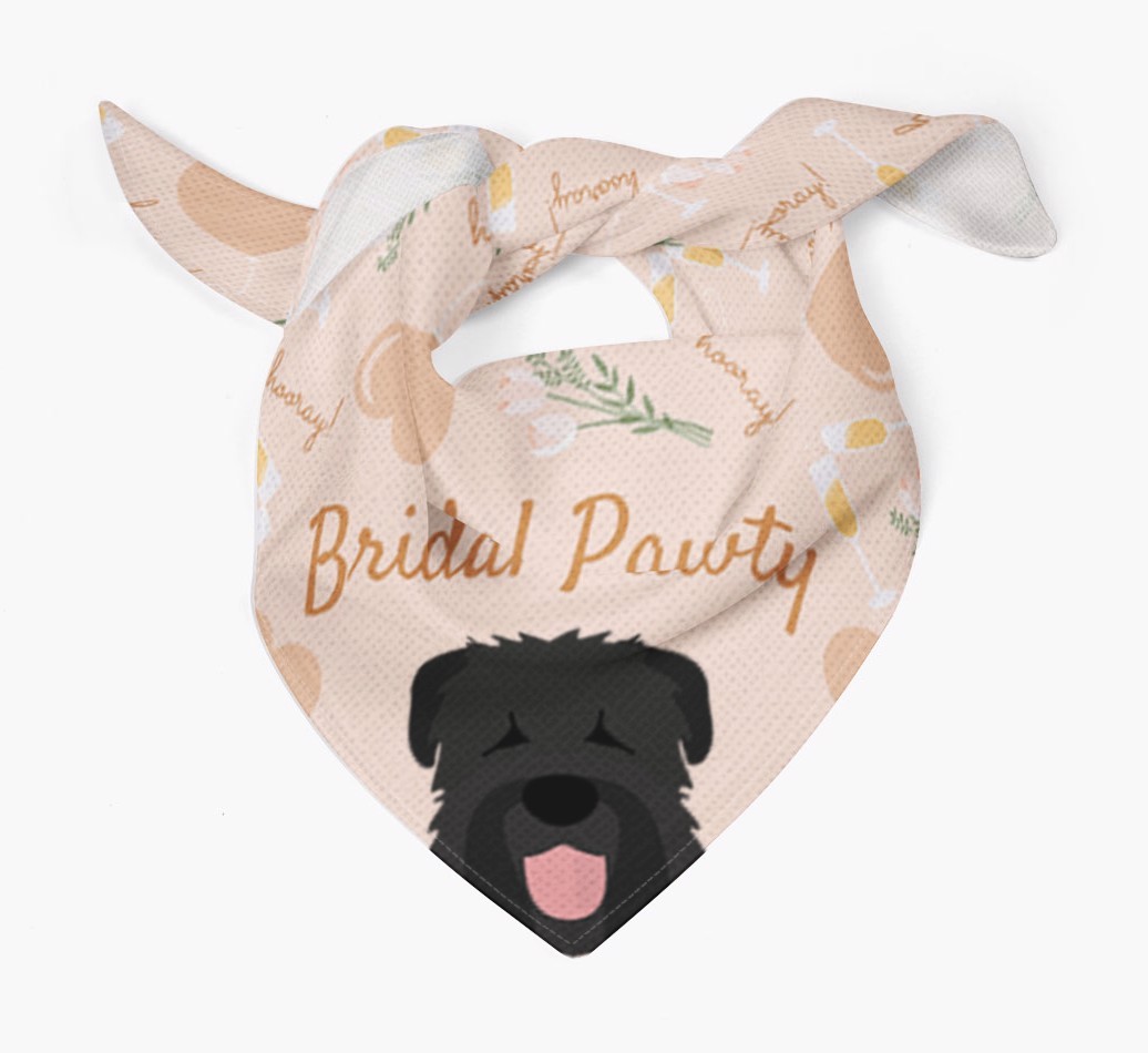 Bridal Pawty: Personalized {breedFullName} Bandana