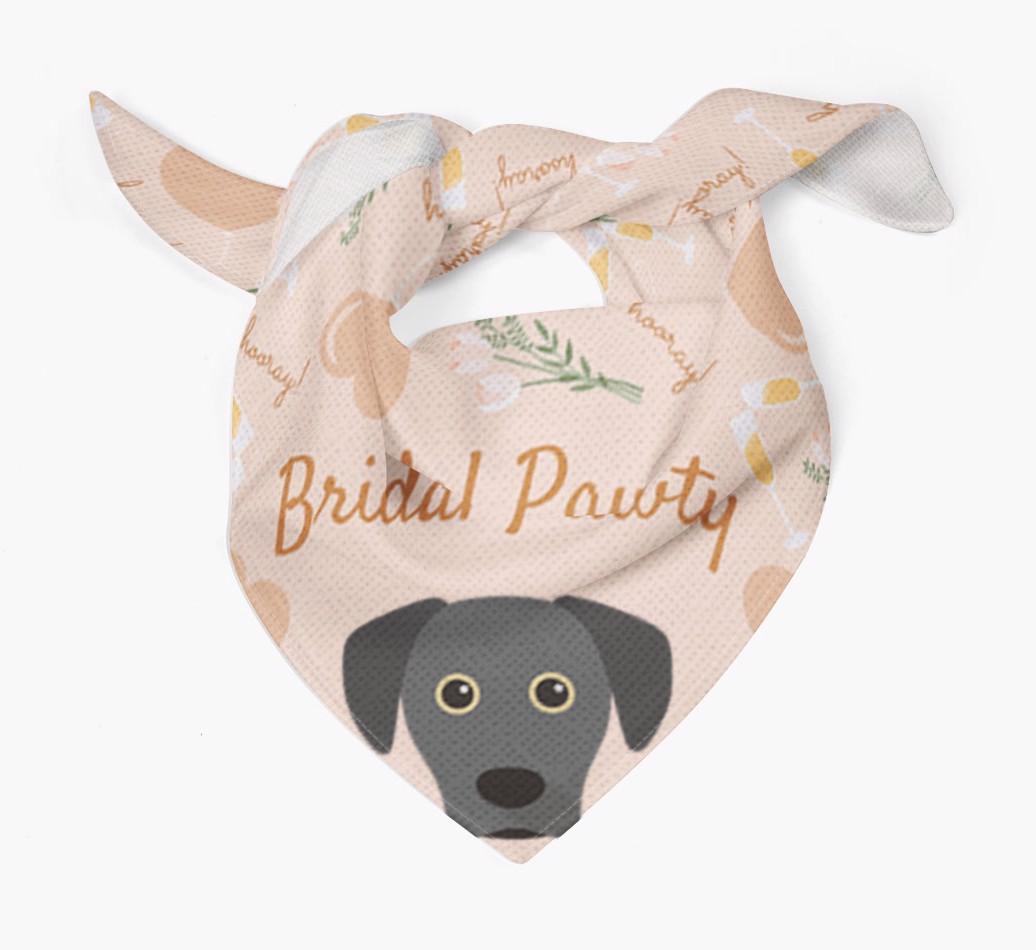 Bridal Pawty: Personalized {breedFullName} Bandana