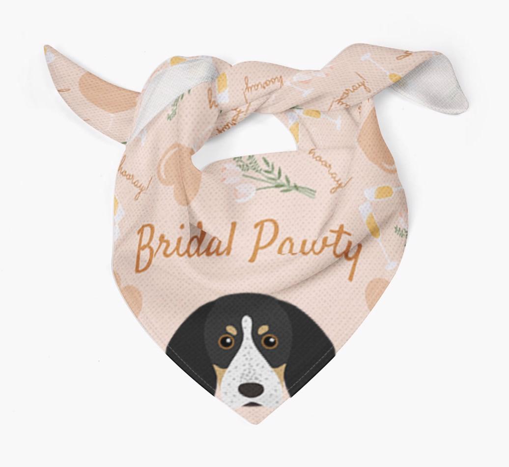 Bridal Pawty: Personalized {breedFullName} Bandana