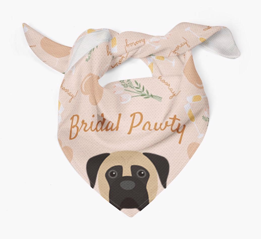 Bridal Pawty: Personalized {breedFullName} Bandana