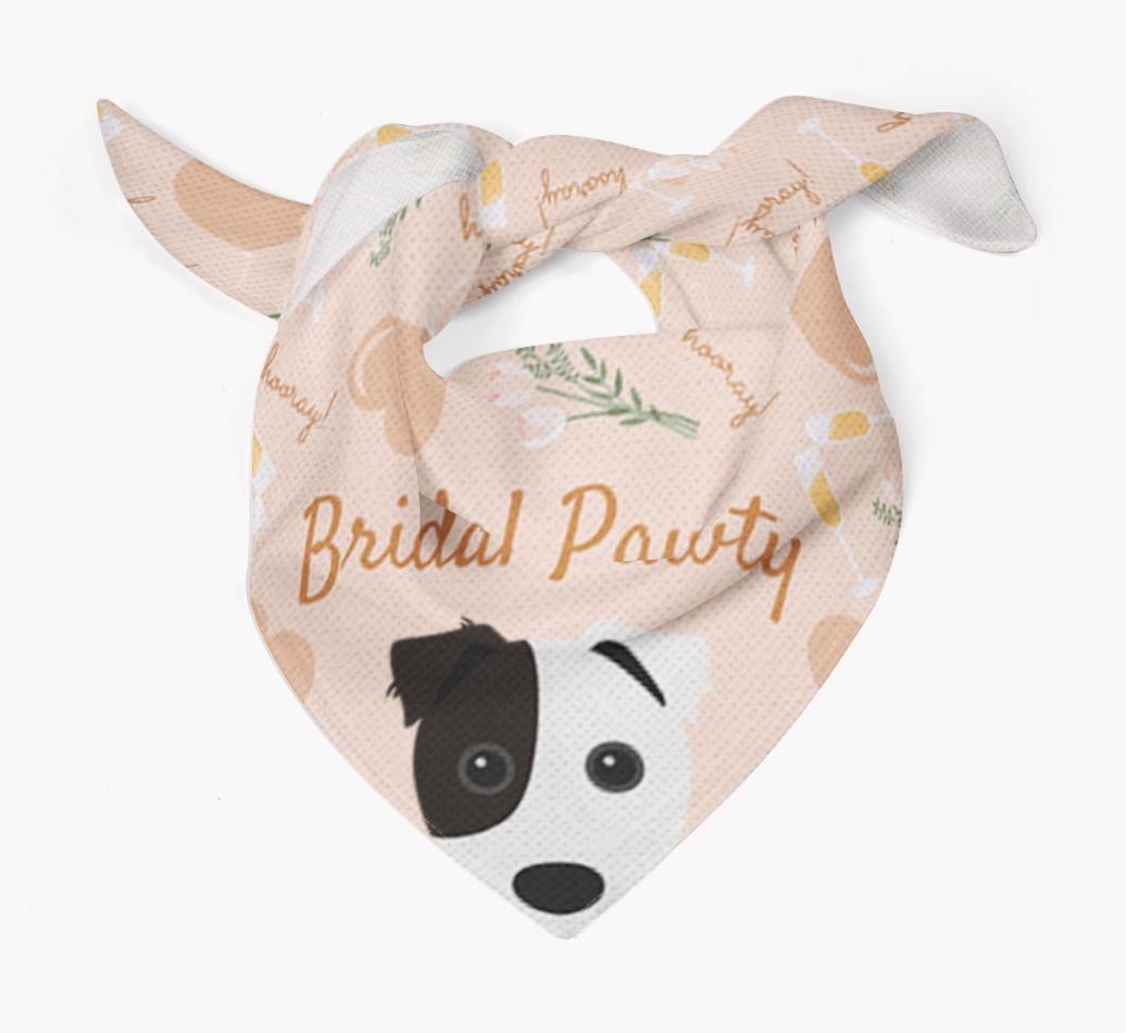 Bridal Pawty: Personalized {breedFullName} Bandana