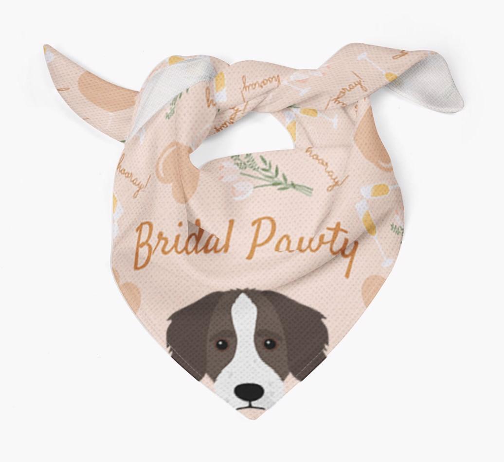Bridal Pawty: Personalized {breedFullName} Bandana