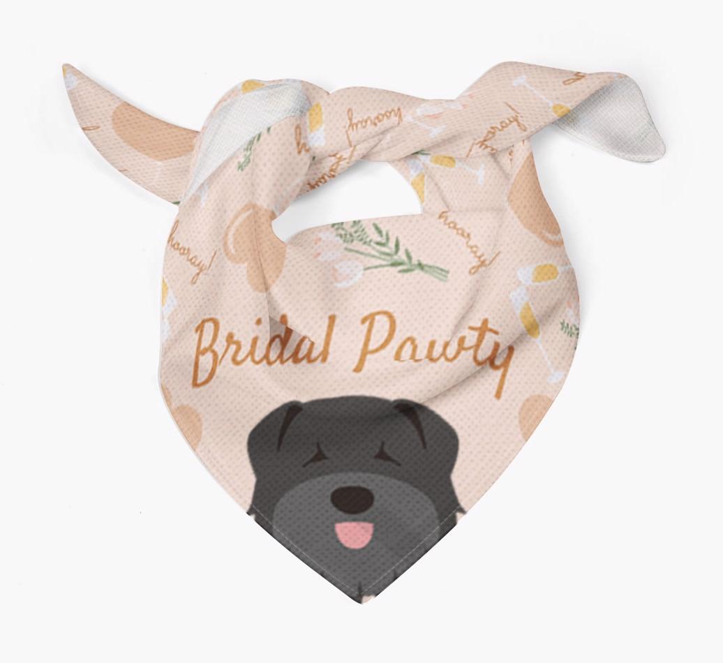 Bridal Pawty: Personalized {breedFullName} Bandana