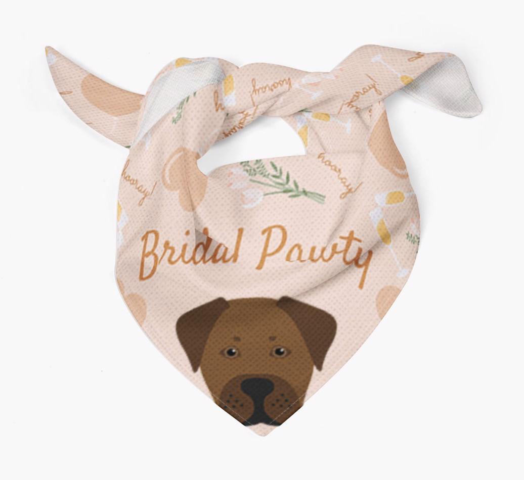 Bridal Pawty: Personalized {breedFullName} Bandana