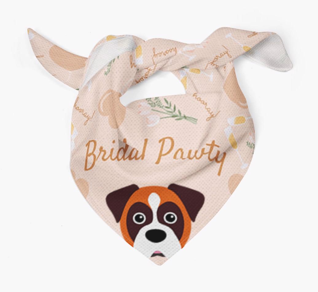 Bridal Pawty: Personalized {breedFullName} Bandana