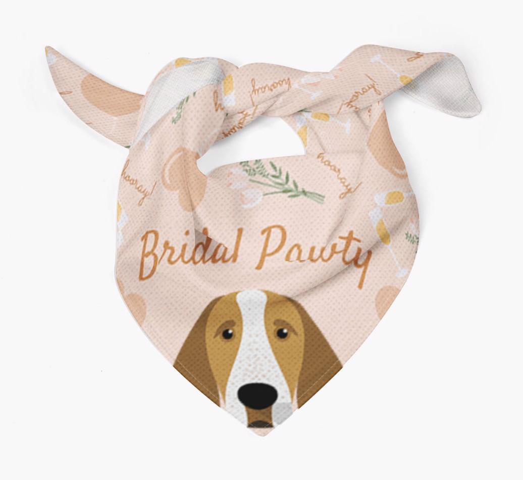 Bridal Pawty: Personalized {breedFullName} Bandana