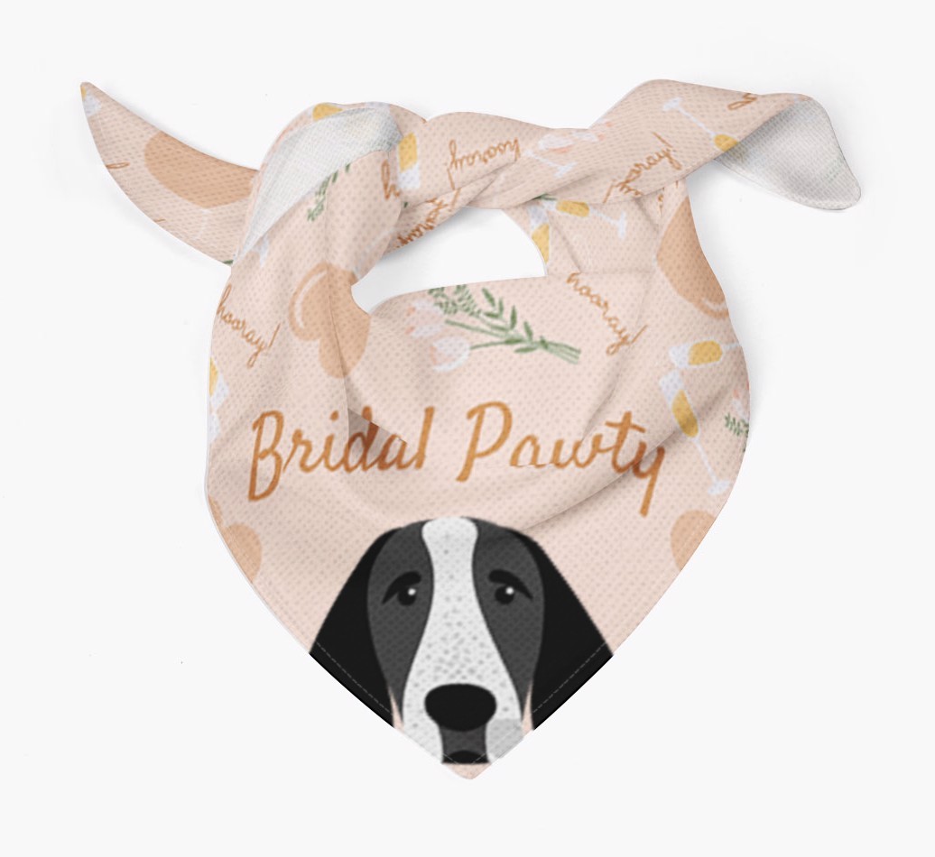 Bridal Pawty: Personalized {breedFullName} Bandana