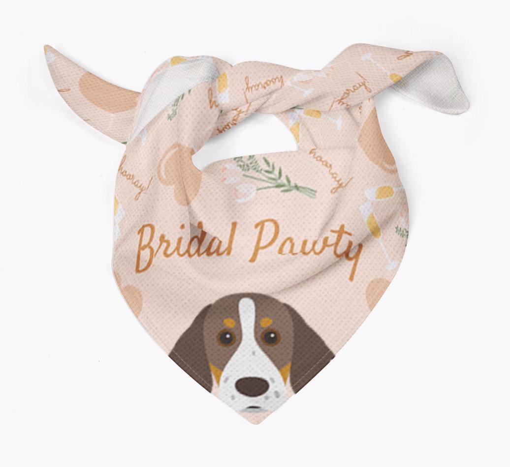 Bridal Pawty: Personalized {breedFullName} Bandana