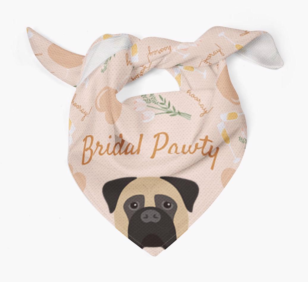 Bridal Pawty: Personalized {breedFullName} Bandana