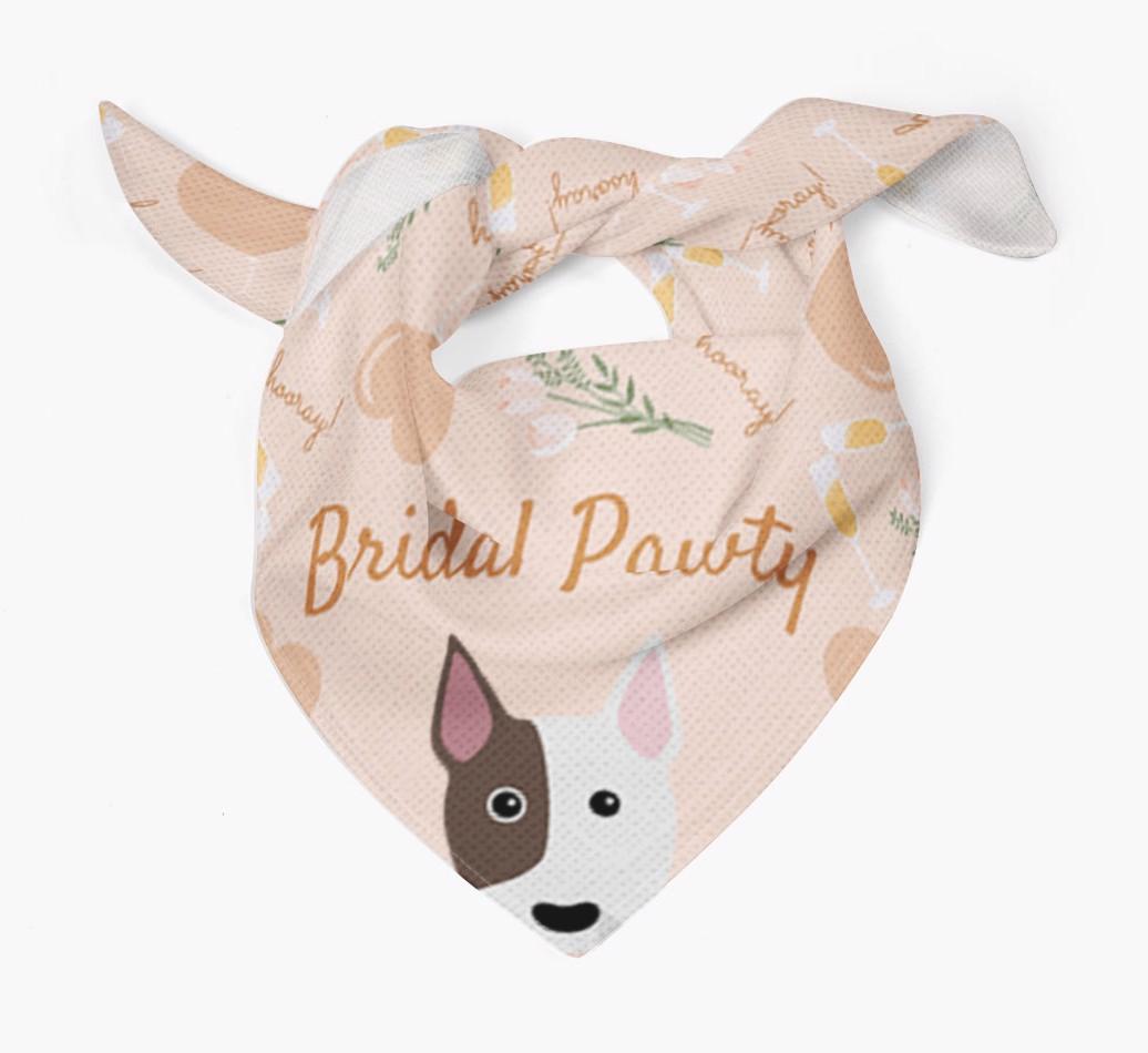 Bridal Pawty: Personalized {breedFullName} Bandana