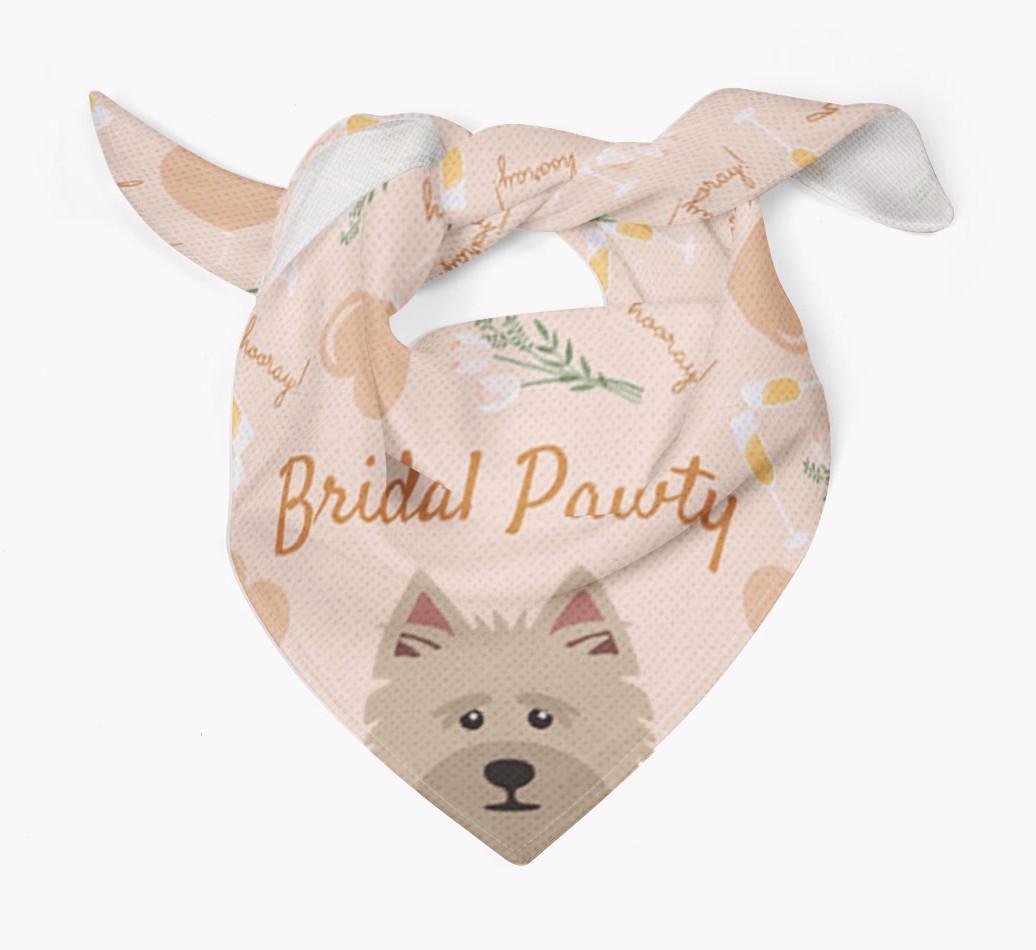 Bridal Pawty: Personalized {breedFullName} Bandana