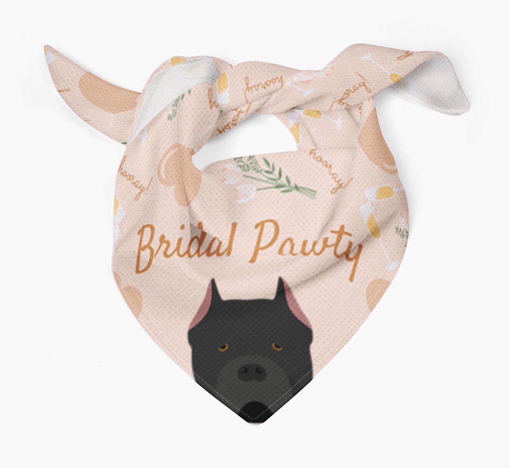 Bridal Pawty: Personalized {breedFullName} Bandana