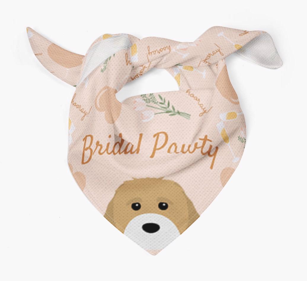 Bridal Pawty: Personalized {breedFullName} Bandana