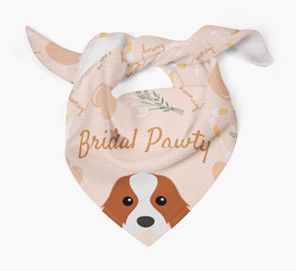 Bridal Pawty: Personalized {breedFullName} Bandana