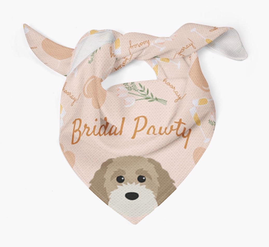 Bridal Pawty: Personalized {breedFullName} Bandana