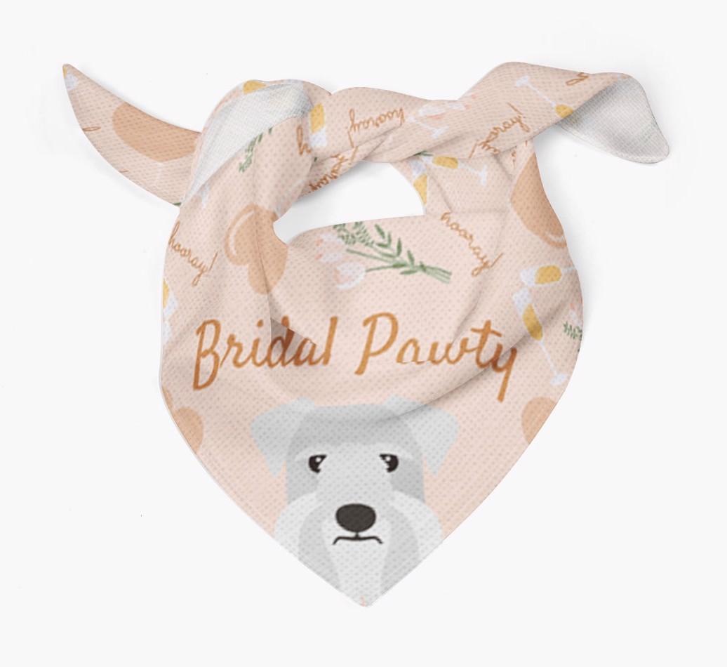 Bridal Pawty: Personalized {breedFullName} Bandana