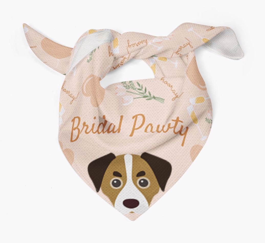 Bridal Pawty: Personalized {breedFullName} Bandana