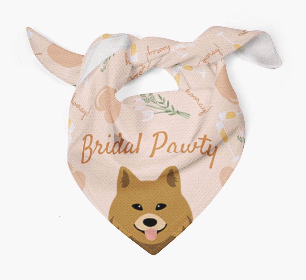 Bridal Pawty: Personalized {breedFullName} Bandana