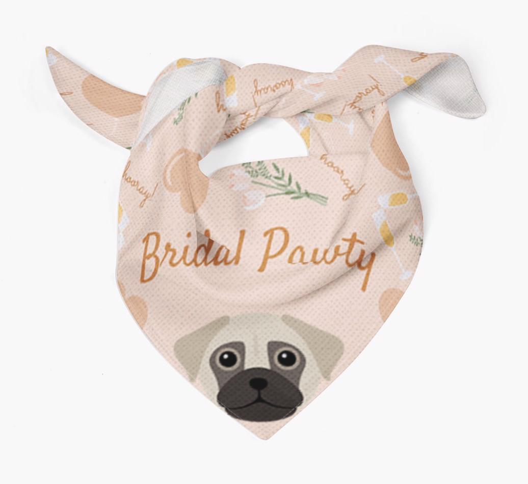 Bridal Pawty: Personalized {breedFullName} Bandana