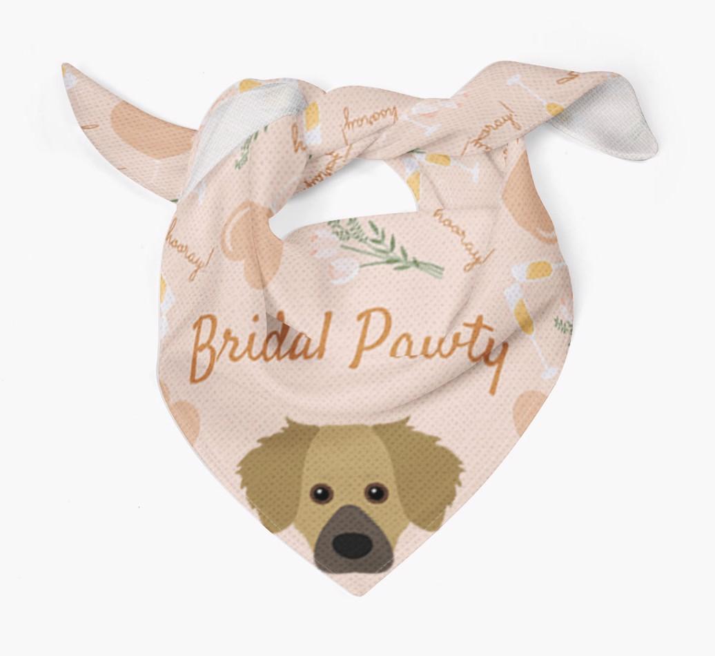 Bridal Pawty: Personalized {breedFullName} Bandana