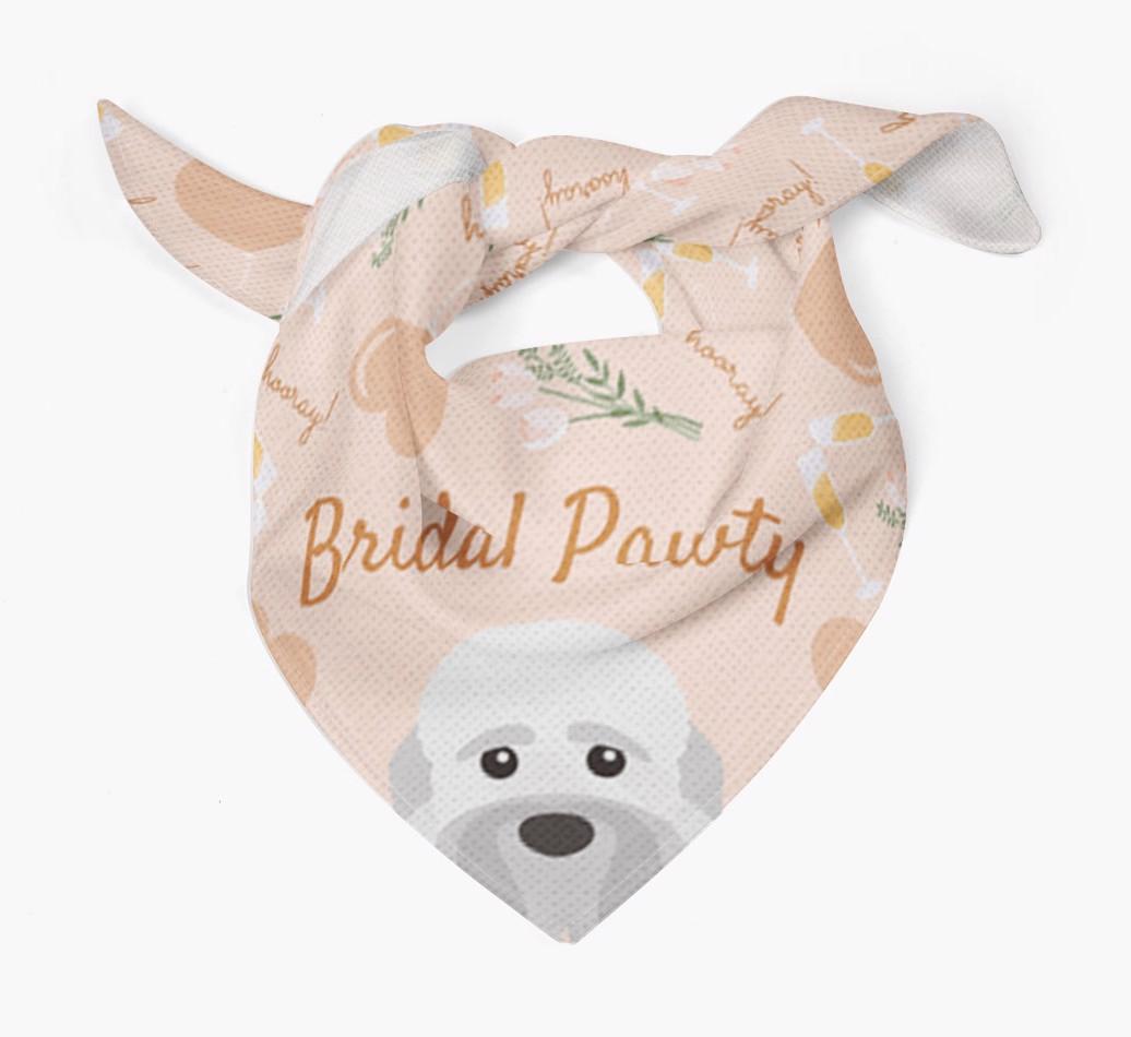 Bridal Pawty: Personalized {breedFullName} Bandana