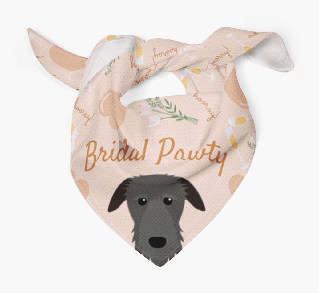 Bridal Pawty: Personalized {breedFullName} Bandana